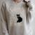 Cat Witch Salem Book Club Reading Halloween Book Lover Raglan Sleeve Sweatshirt Heather Forest