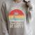 Catch Some Rays Vintage Retro Drink Tea Read Books Be Happy Adult Raglan Sleeve Sweatshirt Heather Forest