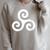Celtic Knot Book Of Kells Occult Pagan Paganism Raglan Sleeve Sweatshirt Heather Forest