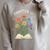 Chapter 11 Floral Book Birthday Reading Lover Raglan Sleeve Sweatshirt Heather Forest
