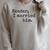 Charlotte Bronte Quote Reader I Married Him Book Lover Raglan Sleeve Sweatshirt Heather Forest