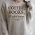 Coffee Books & Oxford Commas Funny Grammar Nerd Gift Raglan Sleeve Sweatshirt Heather Forest