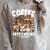 Coffee Cats And Books Cats And Reading Lovers Raglan Sleeve Sweatshirt Heather Forest