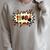 Comic Book Swear Bubble Pop Art Explosion Humor Raglan Sleeve Sweatshirt Heather Forest
