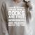 Cool Reading Art For Men Women Book Lover Reader Nerd Books Raglan Sleeve Sweatshirt Heather Forest
