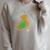 Corduroy Where's My Button Teddy Bear Retro Children's Book Raglan Sleeve Sweatshirt Heather Forest