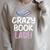 Crazy Book Lady Book Lover Raglan Sleeve Sweatshirt Heather Forest