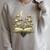 Crescent Mushroom Book Fungi Art Woodland Mystical Night Raglan Sleeve Sweatshirt Heather Forest