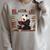 Cute Bear Is Reading a Book Reading Panda Bear Raglan Sleeve Sweatshirt Heather Forest