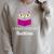 Cute Cat Reading Book Lover Graphic Raglan Sleeve Sweatshirt Heather Forest