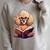 Cute Dog Poodle Reading Book Raglan Sleeve Sweatshirt Heather Forest