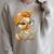 Cute Duckling Reading Book With Raglan Sleeve Sweatshirt Heather Forest Cute Duckling Reading Book With Raglan Sleeve Sweatshirt Heather Forest