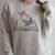 Cute Forest Animal Owl Reading Books Literature Raglan Sleeve Sweatshirt Heather Forest