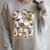 Cute Ghosts Reading Books Smart Book Lover Halloween Raglan Sleeve Sweatshirt Heather Forest