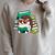 Cute Hedgehog Reading A Book Nerd Readers Raglan Sleeve Sweatshirt Heather Forest