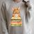 Cute Rabbit Bunny Reading Book Easter Day Teacher Librarian Raglan Sleeve Sweatshirt Heather Forest