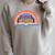 Cute Reading Book Lover Support Your Local Library Rainbow Raglan Sleeve Sweatshirt Heather Forest