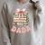 Dada Book First Chapter Birthday Family Matching Party Performance Raglan Sleeve Sweatshirt Heather Forest
