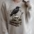 Dark Academia Raven Skull Books Raglan Sleeve Sweatshirt Heather Forest