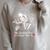 Dark Romance Pajama Skeleton Costume Woman Book Reading Raglan Sleeve Sweatshirt Heather Forest