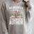 My Daughter Is My Favorite Author Support Book Writer Raglan Sleeve Sweatshirt Heather Forest