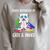 Distracted By Cats Coffee And Books Raglan Sleeve Sweatshirt Heather Forest