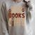Dogs Books Coffee Lover Raglan Sleeve Sweatshirt Heather Forest