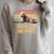 Doodles And Books Goldendoodle Dog Doodle Book Lover Retro Raglan Sleeve Sweatshirt Heather Forest
