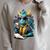 Dragon Reading Book Fantasy Reader Graphic Raglan Sleeve Sweatshirt Heather Forest