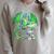 Dragon Reading Books Bookworm Raglan Sleeve Sweatshirt Heather Forest