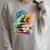 Dragons And Books Watercolor Fantasy Dragon Lover Theme Raglan Sleeve Sweatshirt Heather Forest