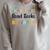 Drink Coffee Read Books Be Happy Book Lovers Reading Teacher Men Women Kids Raglan Sleeve Sweatshirt Heather Forest