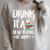 Drink Tea Read Books Be Happy Reading Book Lover Raglan Sleeve Sweatshirt Heather Forest