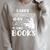Easily Distracted By Cats And Books Cats & Book Lovers Raglan Sleeve Sweatshirt Heather Forest