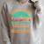 Easily Distracted By Dholes & Books Retro Wild Dogs Lover Raglan Sleeve Sweatshirt Heather Forest