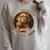 Easily Distracted By Dogs Books Coffee Librarian Bibliophile Raglan Sleeve Sweatshirt Heather Forest