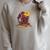 Easily Distracted By Dragons And Books Nerd Red Dragon Raglan Sleeve Sweatshirt Heather Forest