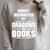 Easily Distracted By Dragons And Books Premium Tri-Blend Raglan Sleeve Sweatshirt Heather Forest