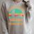 Easily Distracted By Penguins & Books Retro Raglan Sleeve Sweatshirt Heather Forest
