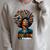 Education Is Freedom History Month Teacher Books Afro For Men Women Raglan Sleeve Sweatshirt Heather Forest