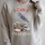 F-CAW-F Crow Book Lover Reader Gothic Humor Raglan Sleeve Sweatshirt Heather Forest