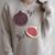 Fig 1 Figs Fruit Scientific Drawing Textbook Graphic Raglan Sleeve Sweatshirt Heather Forest