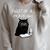 First Of All I’m A Delight Cute Cat Books Coffee Humor Raglan Sleeve Sweatshirt Heather Forest