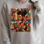 Geometric History Educated Women Reading Book Melanin Raglan Sleeve Sweatshirt Heather Forest