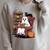 Ghost With Bookshelf Halloween Bookish Premium Tri-Blend Raglan Sleeve Sweatshirt Heather Forest