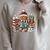 Gingerbread Reading Book Lovers Christmas Bookworm Librarian Raglan Sleeve Sweatshirt Heather Forest