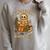 Gingerdead Book Shirt Xmas Cozy Skeleton Reading Christmas Raglan Sleeve Sweatshirt Heather Forest