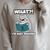 Grey Cat Reading Book Busy Doing Book Related Things Men Women Kids Raglan Sleeve Sweatshirt Heather Forest