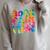 Groovy 70s Book Fair Vibe Tie Dye Reading School Librarian Raglan Sleeve Sweatshirt Heather Forest