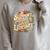 Groovy Support Your Local Library Book Reader Lover Bookworm Raglan Sleeve Sweatshirt Heather Forest